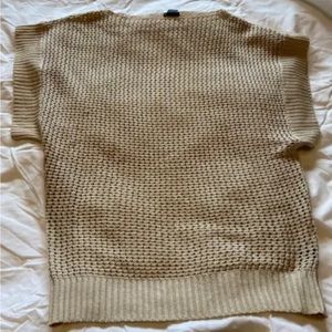 Club Monaco crochet beige top